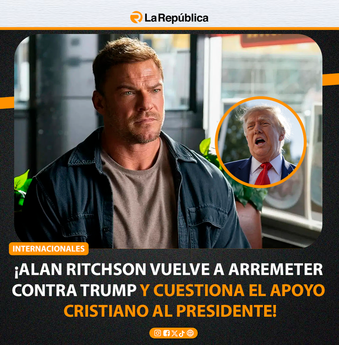 ¡ALAN RITCHSON VUELVE A ARREMETER CONTRA TRUMP Y CUESTIONA EL APOYO CRISTIANO AL PRESIDENTE! - Cover Image